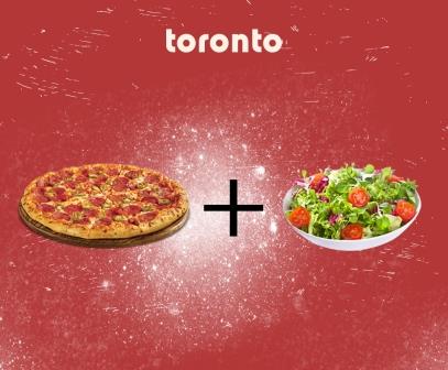 1 ΠΙΤΣΑ FAMILY+ 1 ΣΑΛΑΤΑ ΣΕΦ